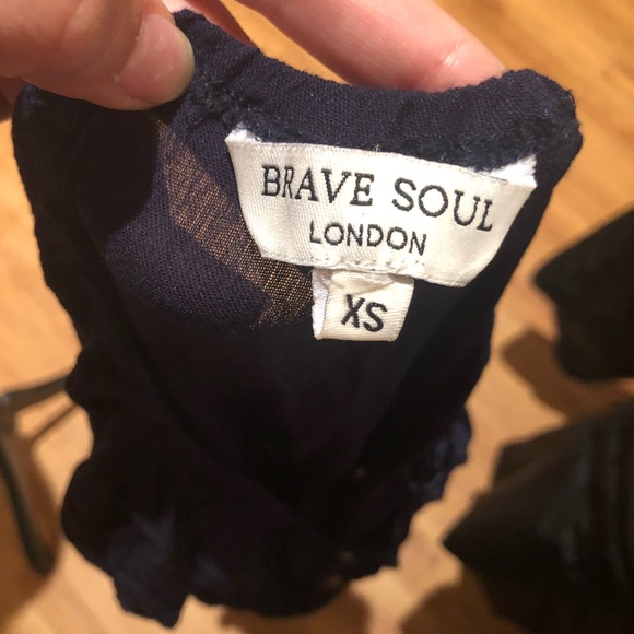 Brave Soul London Blue Dress - Picture 5 of 5